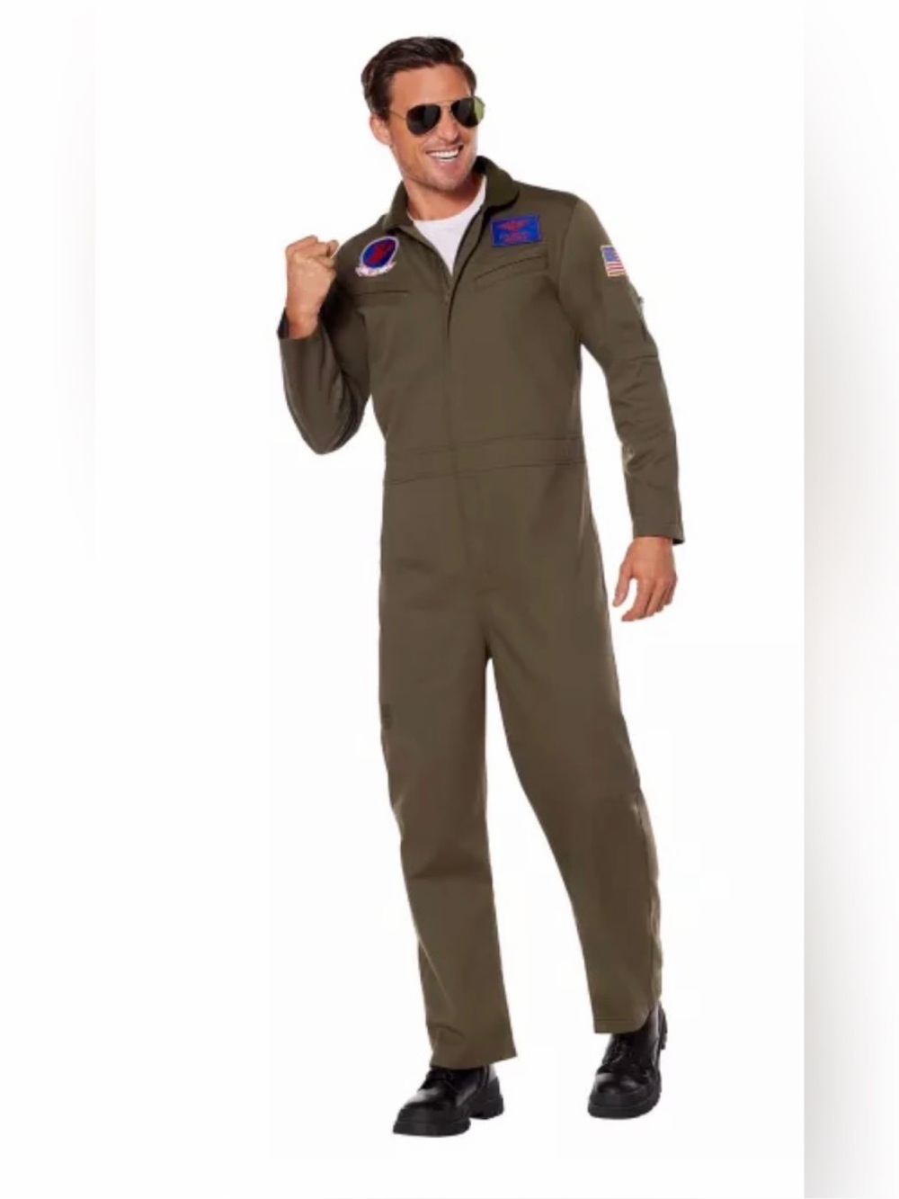 Top Gun Adult Goose Coveralls Jumpsuit Costume Size S/M